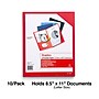 Staples 10% Recycled Smooth 2-Pocket Paper Presentation Folder with Fasteners, Assorted Colors, 10/Pack (13367-US)~#|#~E0F9A178-D625-4664-AD173E7EA648491F_sc7