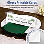 Avery Integrated Cards, 2.5" x 8.5", Glossy White, 20/Pack (95329)~#|#~E0FA9D9A-9BB7-4FA4-B65FD3C1E315EEEF_sc7