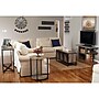 Household Essentials Jamestown 20.3"Dia Round Side End Table, Ashwood/Black (8080-1)~#|#~E0FEA4DF-7BFA-47E2-A01F7B408AF803FD_sc7