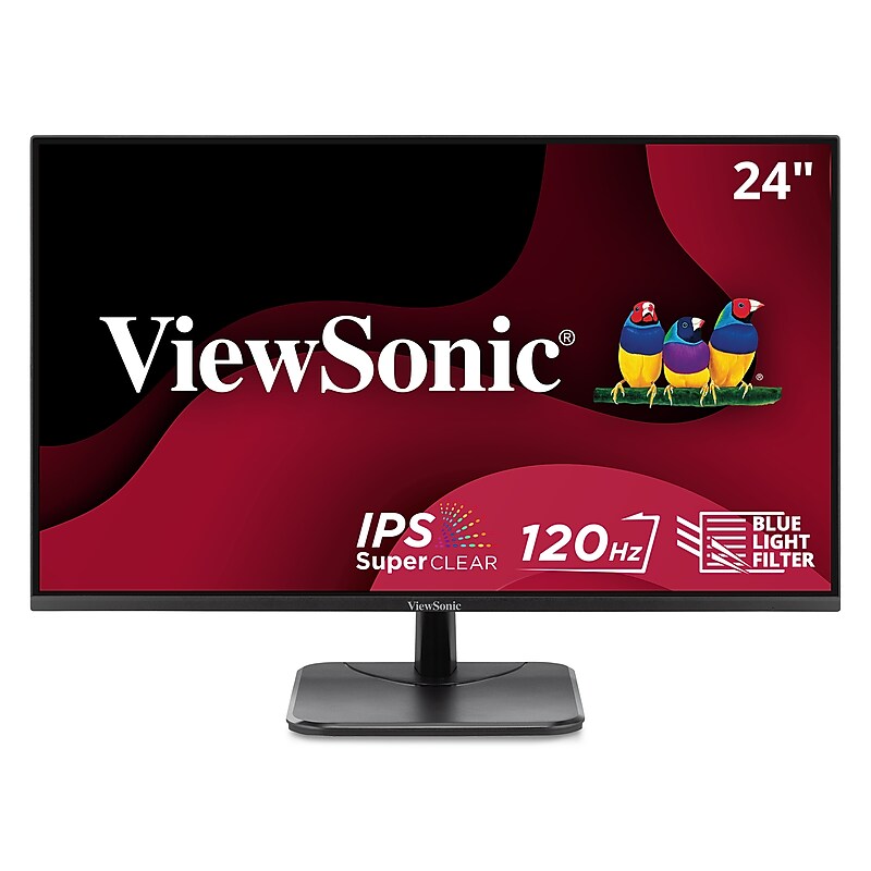 ViewSonic 24" 1080p 120Hz LED Monitor, Black (VA2456A-MHD) image 1