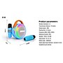 Worryfree Gadgets Hopestar Wireless Bluetooth Mini 20W Portable Speaker with Two Microphones, Water Resistant, Green (WS10)~#|#~E10962FE-CFB1-46C0-AE3C991FA7482BC5_sc7