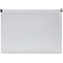 JAM Paper Premium Expanding Wallet with Zipper Closure, Other, Clear, 3/Pack (473Z1clx3)~#|#~E10F4989-55DF-4377-9121559003C50F39_sc7