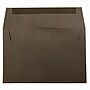 JAM Paper A9 Booklet Envelope 5 3/4" x 8 3/4", Chocolate Brown, 100/Pack (32311328d)~#|#~E10F853D-8605-4746-86704AF473BD4428_sc7