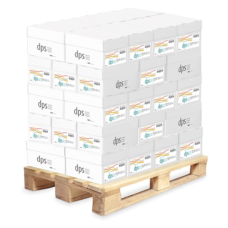 SOUTHCOAST PAPER DPS 11" x 17" Copy Paper, 20 lbs., 92 Brightness, White, 500 Sheets/Ream, 400 Reams/Pallet (DPS01117 RCY PL) image 1