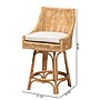bali & pari Bella Bohemian Natural Rattan Counter Stool, Natural/Off-White (228-13090-HiT)~#|#~E1164B98-2D1E-4006-BE990041A36D34C2_sc7