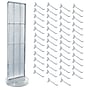 Azar Revolving Studio Base 60" x 16" Pegboard Floor Stand, Clear (700780-CLR-6C50)~#|#~E118F69C-575C-4275-858E49B18DE190B6_sc7