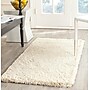 Safavieh California Shag 3' x 5' Accent Machine Made Rug, Ivory (SG151-1212-3)~#|#~E1233840-0D87-43C2-8CF6CCB998C27CC3_sc7