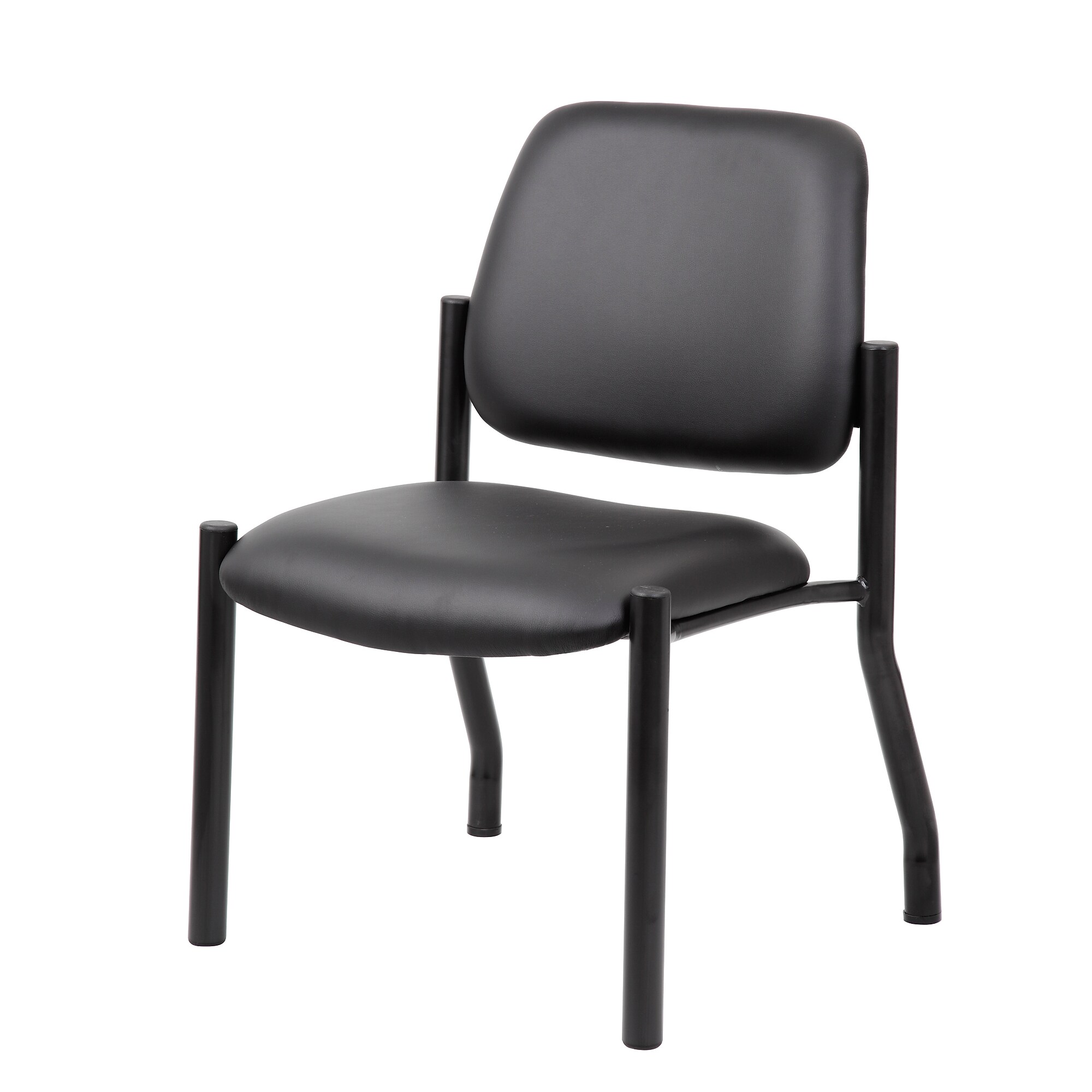 Boss Armless Guest and Reception Area Chair, Black (B9595AM-BK) Sansujyuku sansujyuku.com