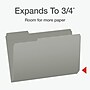 Pendaflex Heavy Duty File Folder, 1/3-Cut Tab, Assorted, Legal Size, Gray, 100/Box (1007032)~#|#~E128C371-C507-48A8-97A1F20C1A1479E4_sc7