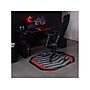 Anji Mountain Rug'd Prizm Red Carpet & Hard Floor Chair Mat, 36" x 48", Gray/Red (AMB9107)~#|#~E133CA72-DDBE-40FB-A9D75276C60D0549_sc7