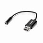 Rocstor USB Type-A to 3.5mm Audio Adapter, Male, Black (Y10A346-B1)~#|#~E13475DD-AF01-42B4-B1C360F343127E11_sc7