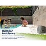 Emerson Bluetooth Outdoor Rock Speaker with Solar Charging, Waterproof, Light Gray (ERS-1002)~#|#~E1388608-41E2-4747-9FB4BC7190AE3F73_sc7