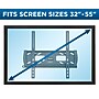 Mount-It! UL-Certified Locking Anti-Theft TV Wall Mount for 32" to 83" TVs, Black (MI-2244T)~#|#~E1394B6B-9D80-41D8-95EAA2CA12A4F372_sc7