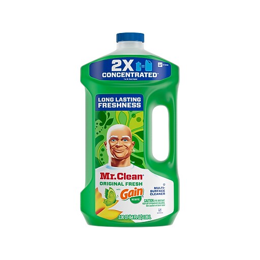 Mr. Clean Multipurpose Cleaner, Gain Scent, 128 oz. (96435) Staples