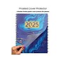 2025 Global Printed Products 8.5" x 11" Monthly Planner, Plastic Cover, Blue/Gold (SPLS25-8511M-F)~#|#~E13F068B-211D-43E9-AC7E679471ACBD3E_sc7