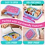 bentgo Kids Bento Box, 5-Compartment, Rainbows and Butterflies, 19.2 oz. (BGKDPT-RBO)~#|#~E1402227-2D97-4254-8B43FF32B8E8A958_sc7