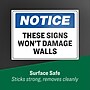 Avery Surface Safe Laser/Inkjet Label Safety Signs, 7" x 10", White, 15 Labels/Pack (61515)~#|#~E140D91B-62CE-475F-A7ED20DC57BF1D3F_sc7