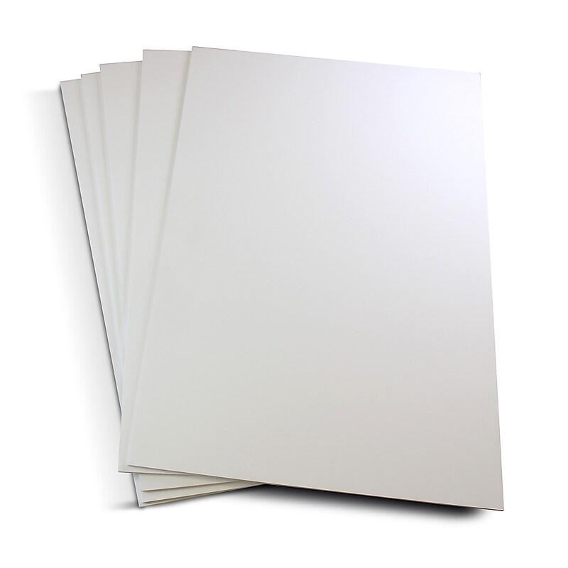 Flipside Foam Board, 18" x 24", White, 5/Carton (FLP182405) image 1