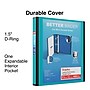 Staples Heavy Duty 1 1/2" 3-Ring Better Binder, D-Ring, Teal (ST55858-CC)~#|#~E14B19ED-CEEB-4708-896404C1769743A2_sc7