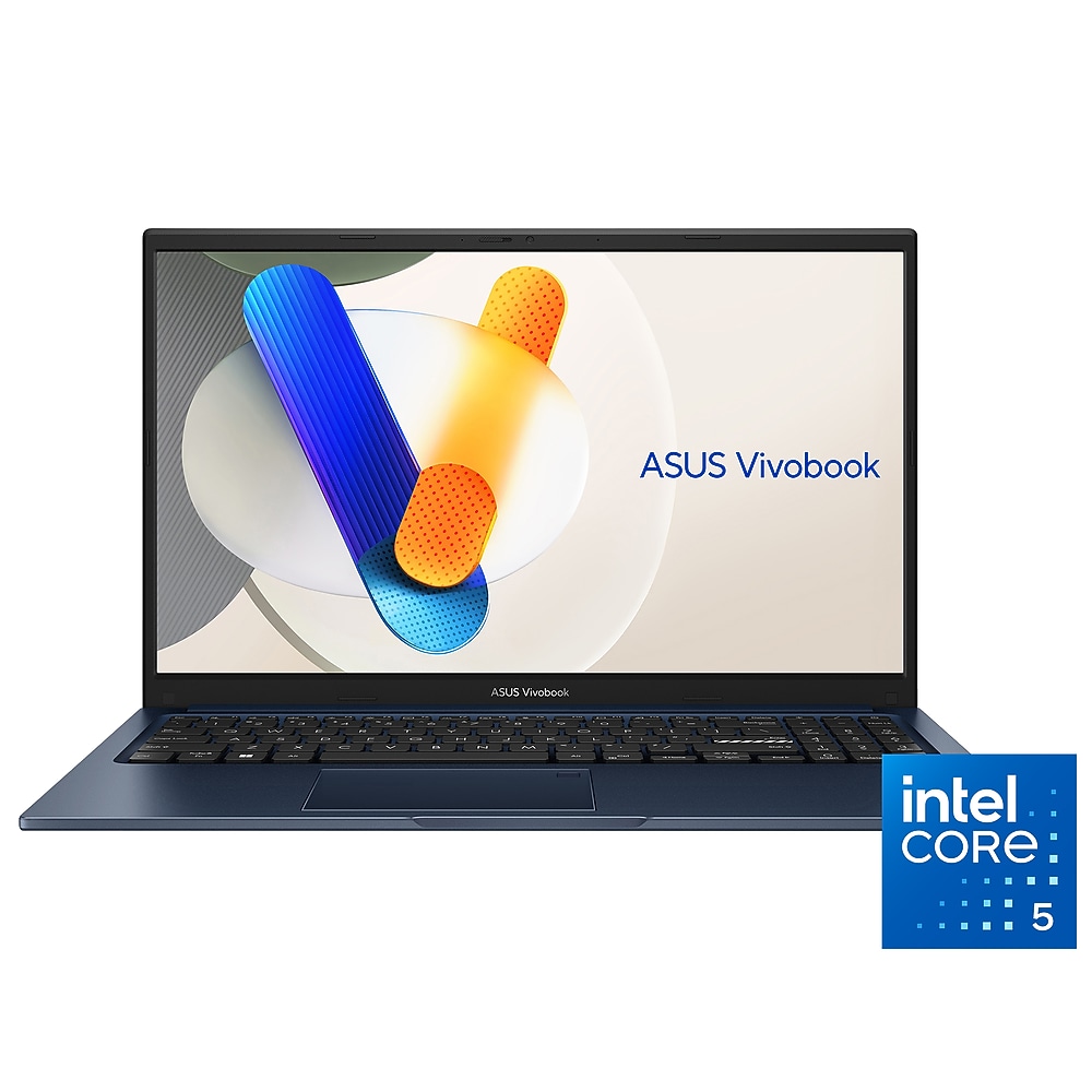 ASUS® Vivobook® 15.6" laptop with Intel® Core™ 5 Processor, 16GB RAM, 512GB SSD storage