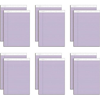 TOPS Prism+ Notepads, 8.5" x 11.75", Wide, Orchid, 50 Sheets/Pad, 12 Pads/Pack (TOP63140)