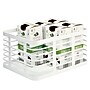 mDesign Steel Organizer, Matte White (25931) ~#|#~E1587539-BA35-4548-88AC595BE940A829_sc7