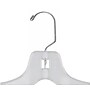 Nahanco 14" Plastic Super Heavy Weight Dress Hanger, Clear, 100/Carton (414)~#|#~E159C01C-2CD1-4747-ABD372986303FD48_sc7