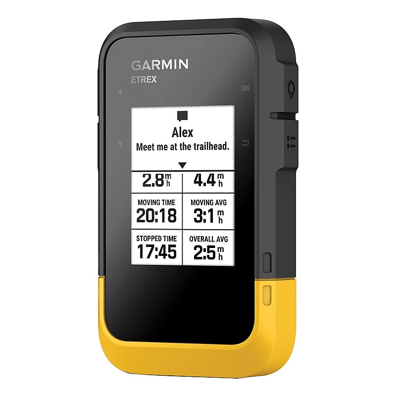 Garmin eTrex SE 2.2" Hiking Handheld GPS Device, Black & Yellow image 1