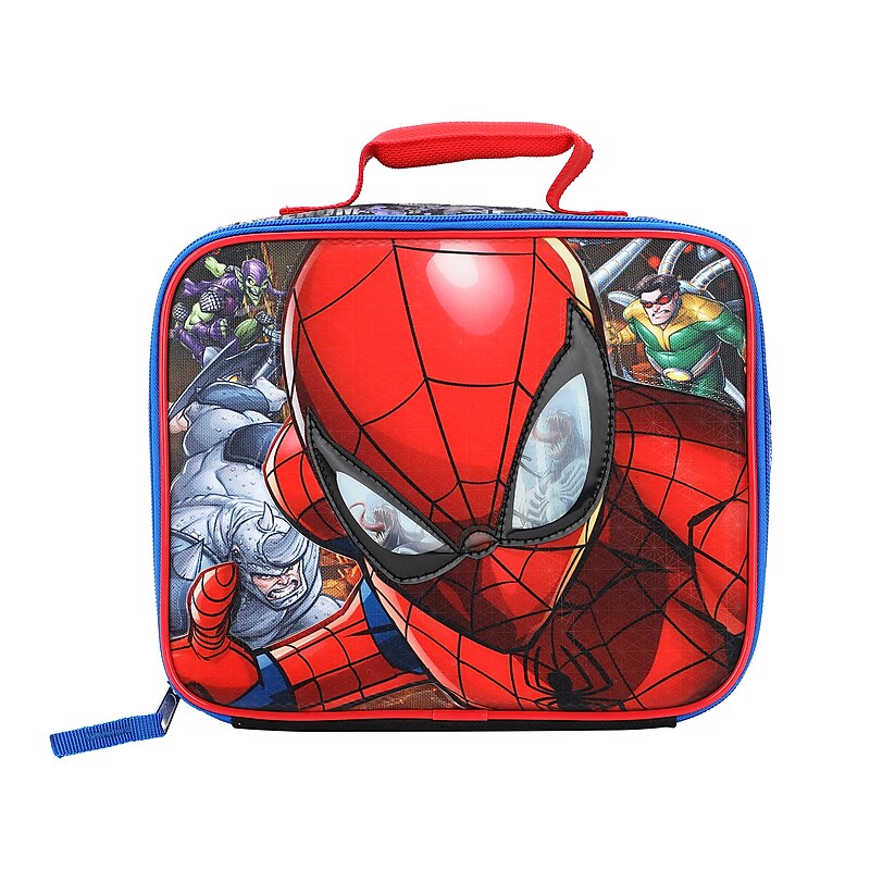 Bioworld Spiderman Kids Insulated Lunch Bag, Multicolored (LXB7G5CUSMSB00) image 1