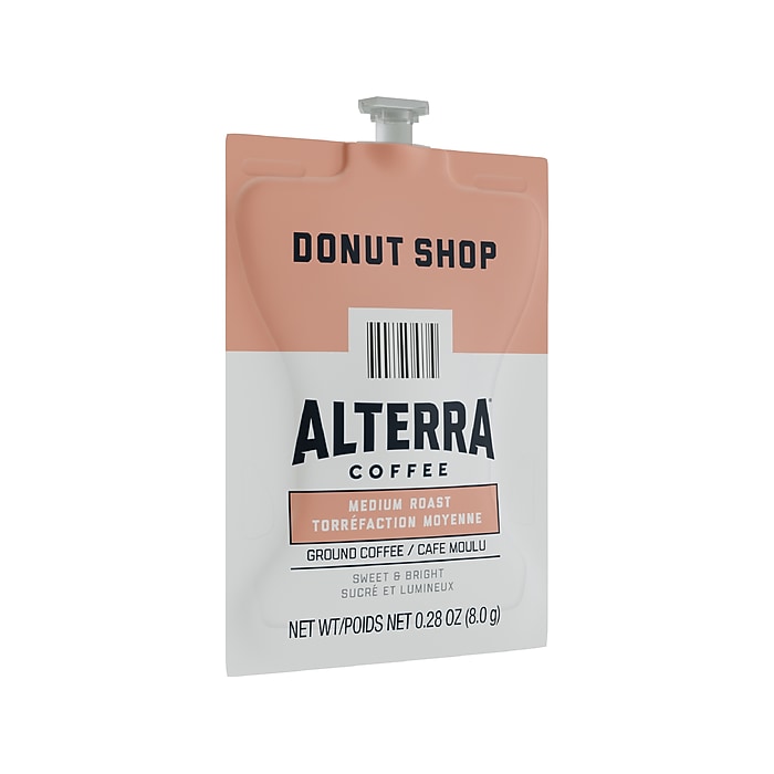 Alterra Donut Shop Coffee Flavia Freshpacks, Medium Roast, 40