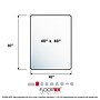 Floortex Evolutionmat Hard Floor Chair Mat, 48" x 60", Clear Enhanced Polymer (FRECO124860EP)~#|#~E1696BAE-2C37-498F-8B49EDD7772D4D9E_sc7