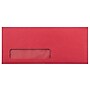 JAM Paper #10 Envelopes, 4 1/8" x 9 1/2", Red, 100/Pack (1531052d)~#|#~E1725619-E729-4928-8BB05918696CBBA6_sc7