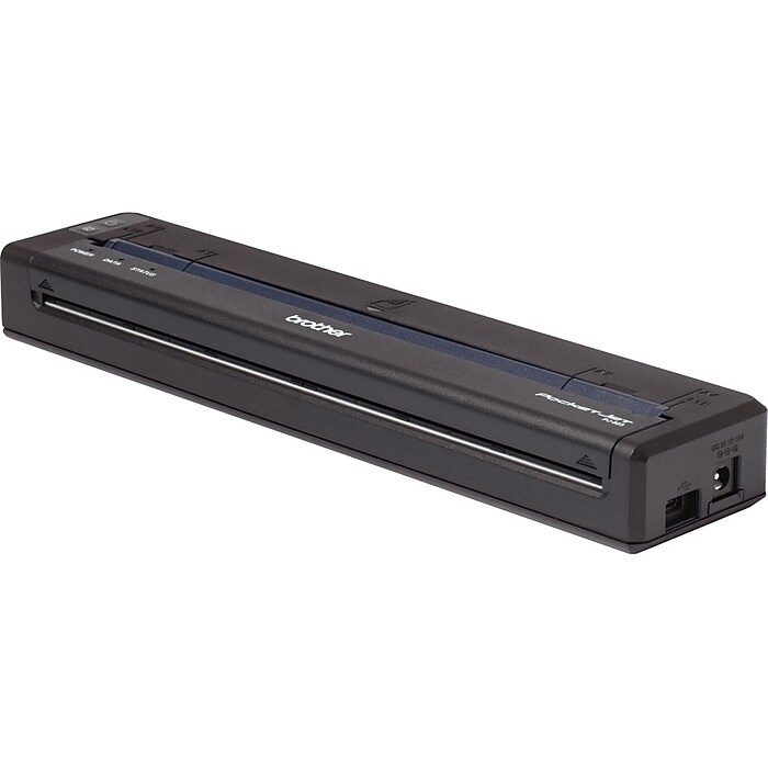 Brother PJ823 PocketJet 8 Direct Thermal POS Printer, USB, Black