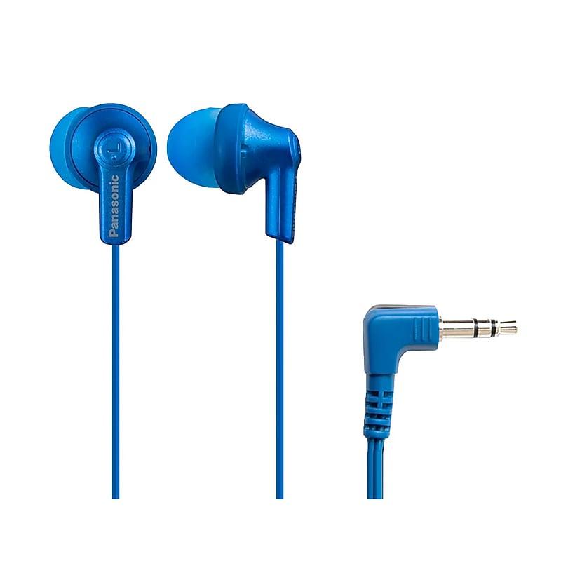 Panasonic ErgoFit Earbuds, Metallic Blue (RP-HJE120-AA) image 1