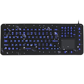 Delton M90 Wireless Airtight Waterproof Keyboard, Black (DKBWM90