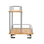 Household Essentials Bamboo and Silver Iron Two-Tier Slide-Out Organizer (HH1265B-1)~#|#~E180E45E-4675-46A4-B264753A3606E043_sc7