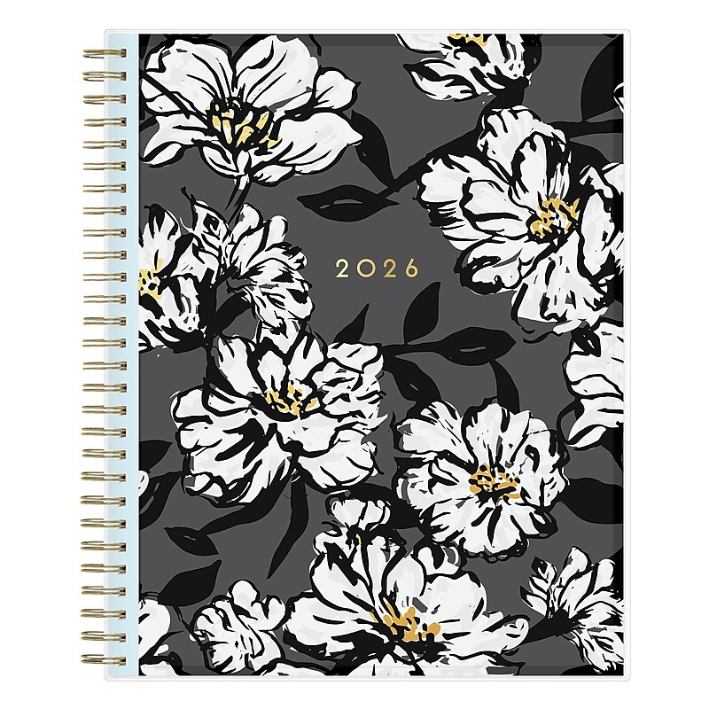 Planning Calendar BS Baccara Dark Poly CYO 8x10 RY26 Monthly Safety Wirebound - image 1