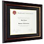 Excello Global Products 8.5" x 11" Composite Wood Photo Document Frame, Black/Gold/Red (EGP-HD-0306)~#|#~E18911A5-6E15-46A4-949D0551BC57D843_sc7