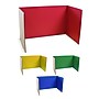 Flipside Foldable Cardboard Freestanding Privacy Shield, 18"H x 48"W, Assorted Colors, 24/Pack (61849)~#|#~E18E2000-67B9-4849-8F8EA90E421A660E_sc7