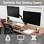 Mind Reader Adjustable Counter-Balance Dual Arm Desk Mount for 13" – 32" Monitors, Black (GARMONDB-BLK)~#|#~E18FF399-F742-417F-ABC69AB45824A019_sc7