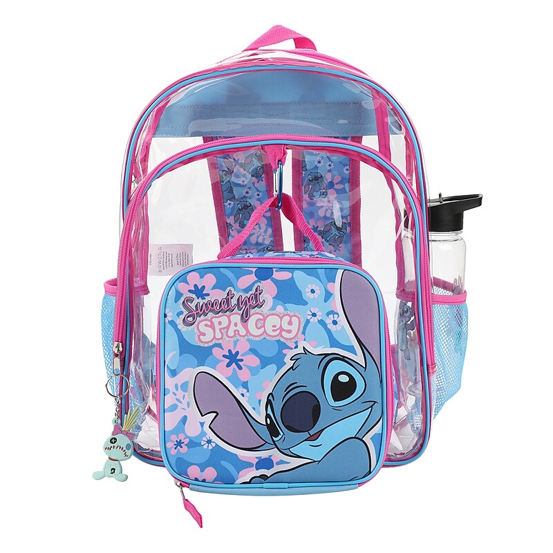 Bioworld Kids Stitch 5-Piece Backpack Set, Large, Multicolor (B1G6NZ4DSCPP00) image 1