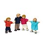 PlanToys Wooden Doll Family, Light Skin Tone & Blonde Hair, 4/Set (PTS7415)~#|#~E194ABB7-DAFD-47F5-B45044A50171C104_sc7