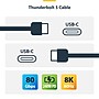 StarTech 3 ft. USB-C Cable, Male-to-Male, White (TBLT5MM1M240WWH)~#|#~E19B75EF-E676-489B-887E88E285D56844_sc7
