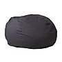 Flash Furniture Duncan Cotton Large Refillable Bean Bag Chair, Solid Gray (DGBEANLGSLDGY)~#|#~E19C0C0C-4E2A-42D5-BC506A77C8A04AF1_sc7