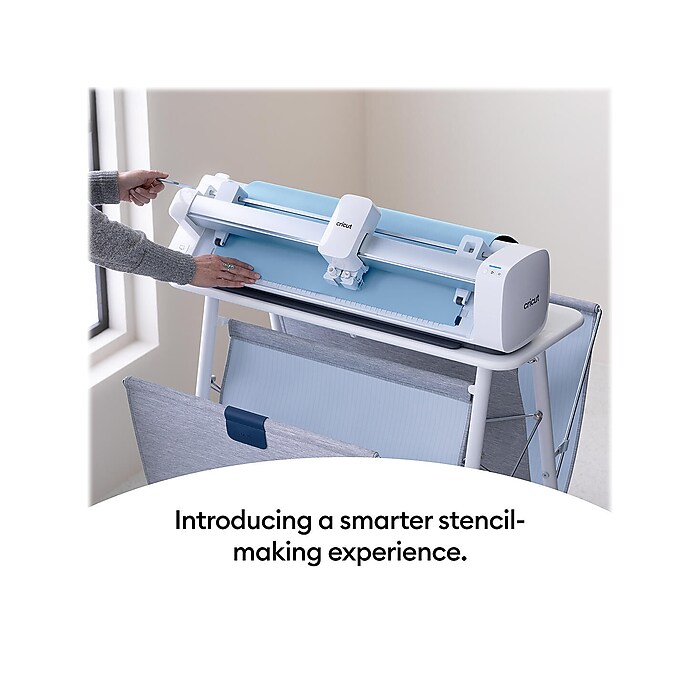 Cricut Smart Stencil Die Cutting Crafting Roll, Translucent Blue