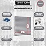 Triton Products LocBoard 24" x 24" x 9/16" Steel Square Hole Pegboards, 2/Set (LB1-G)~#|#~E1ABC5D4-75EF-48C1-B6AEF378EB2AF018_sc7