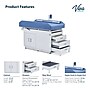 Viva Comfort Grande PU Leather Pediatric Exam Treatment Digital Scale Table, 500 lb. Capacity, Blue (996-09-PSBBLUMK)~#|#~E1AC0DF5-C58B-47D6-9474E2B930D10666_sc7