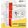 AdirOffice 72'' 3-Tier Red Storage Locker, 2/Pack (629-203-RED-2PK)~#|#~E1ADB154-2E4A-45B6-829B52EA8135E42C_sc7