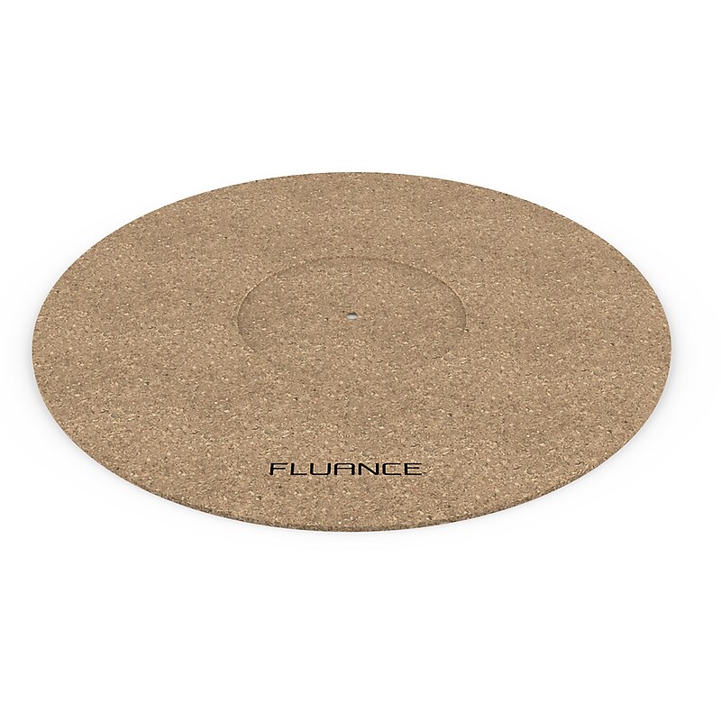 Fluance Turntable Cork Platter Mat for Vinyl Record Players (TA21) image 1