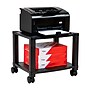 Mind Reader 2-Shelf Mobile Printer Utility Cart with Wheels, Black (PRCARTSM-BLK)~#|#~E1BC4A0D-3D25-4783-93AE3009ECEC26DB_sc7